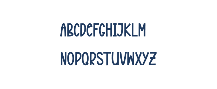 Beach Island Uppercase