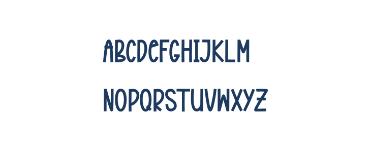Beach Island Lowercase