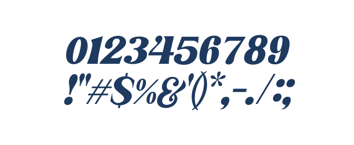 Beach Lombok Italic Other Characters