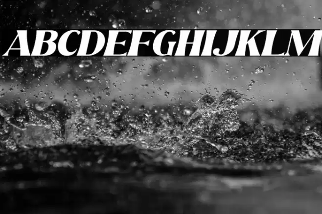 Beach Lombok Italic Font examples