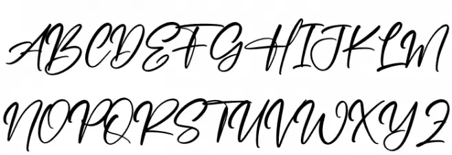 Beach Paradise Polices MAJUSCULES