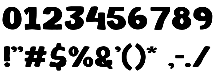 Beach-Party Font OTHER CHARS
