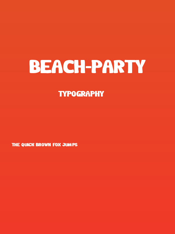 Beach-Party Poster