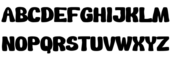 Beach-Party Font LOWERCASE