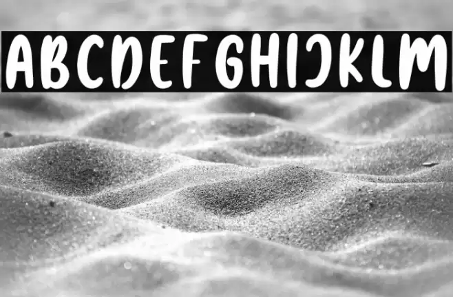 Beach Please Font examples