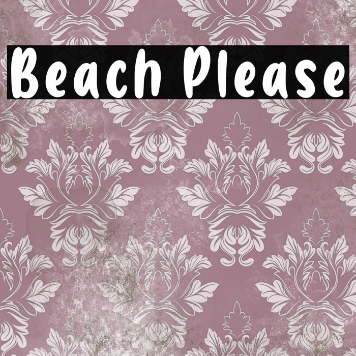 Beach Please Example 3