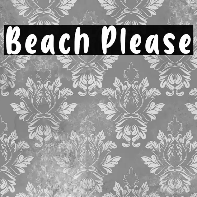Beach Please Font examples