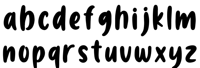 Beach Please Font LOWERCASE