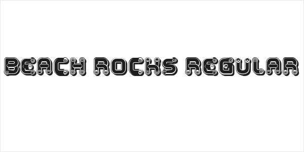 Beach Rocks Regular Logo