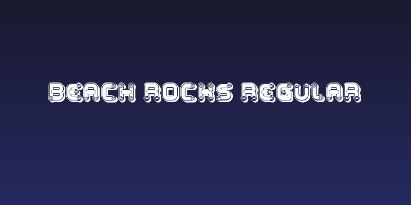 Beach Rocks Regular Social Header