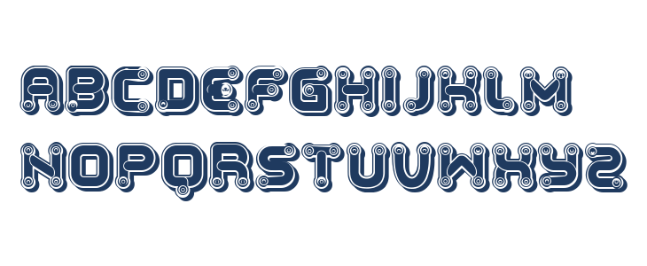 Beach Rocks Regular Lowercase