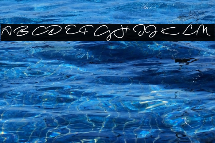 Beach Script Regular Example 1