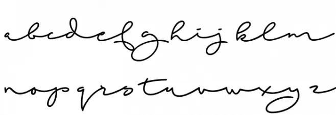 Beach Script Regular Polices MINUSCULES