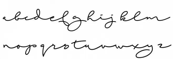 Beach Script Regular Polices MINUSCULES