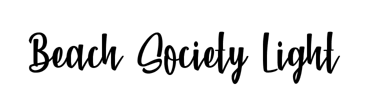 Beach Society Light  لخطوط تنزيل