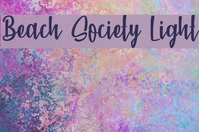 Beach Society Light Example 3