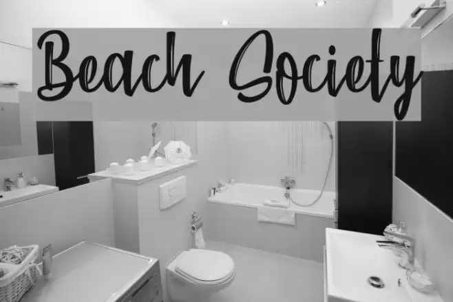 Beach Society Font examples