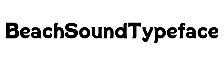 Beach Sound Typeface  Descarca Fonturi Gratis