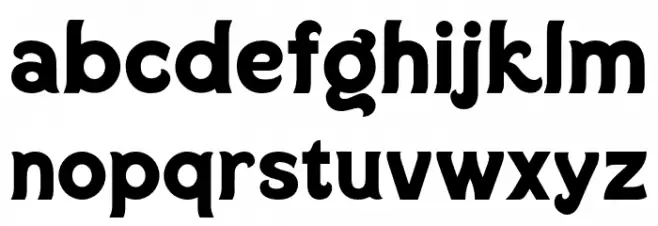 Beach Sound Typeface Font LOWERCASE