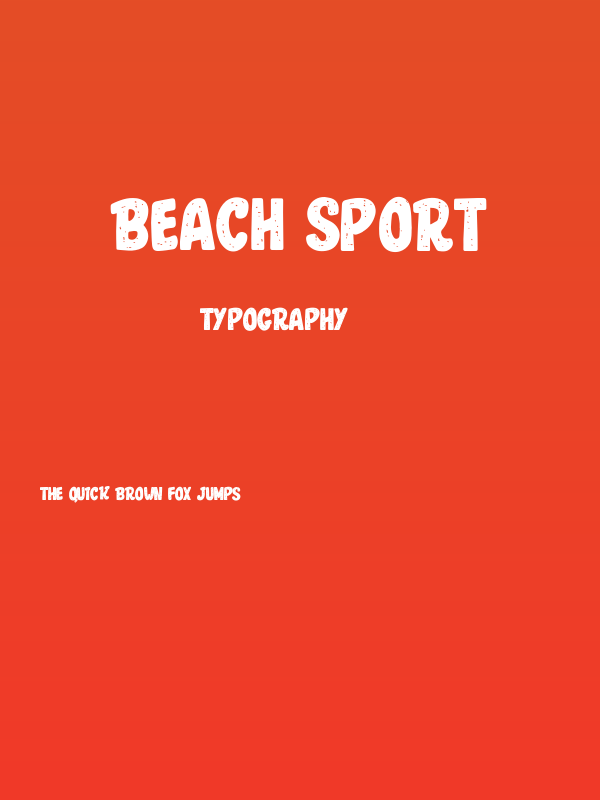 Beach Sport Poster