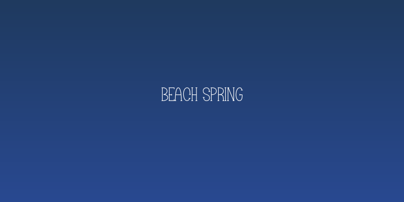 Beach Spring Social Header