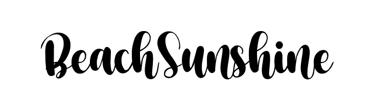 Beach Sunshine  नि: शुल्क फ़ॉन्ट्स डाउनलोड
