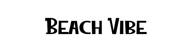 Beach Vibe  Fuentes Gratis Descargar