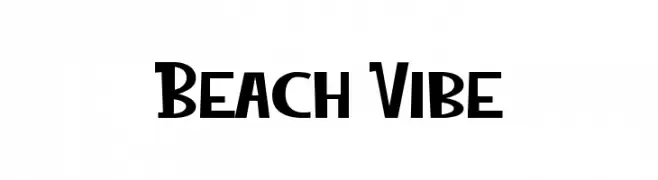 Beach Vibe  les polices de caractères gratuit tlcharger