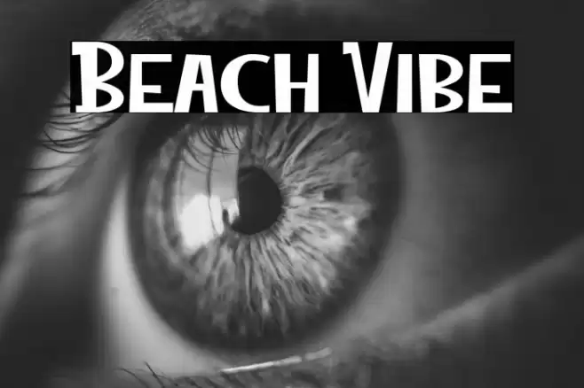 Beach Vibe Font examples