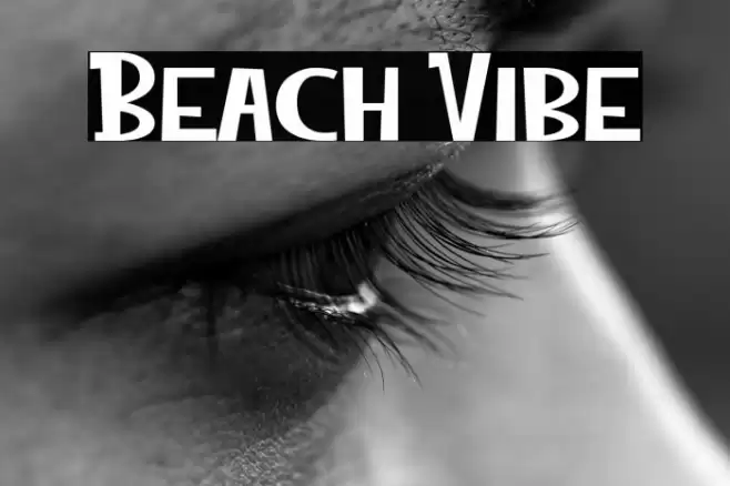 Beach Vibe Font examples