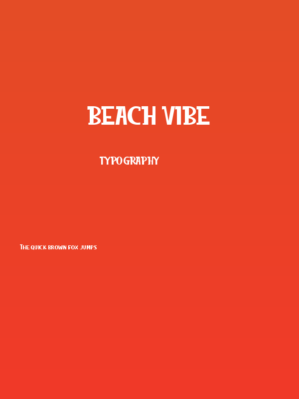 Beach Vibe Poster