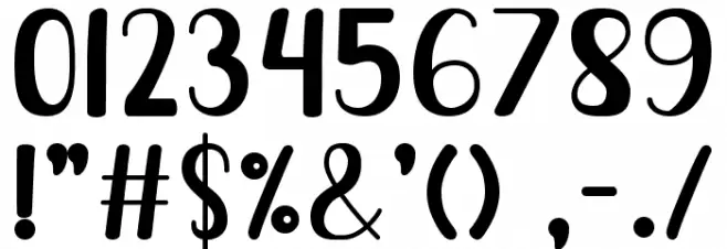 Beach Font OTHER CHARS