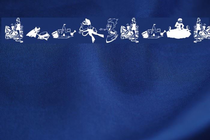 BeachBats Font examples