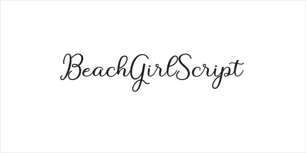 BeachGirlScript Logo