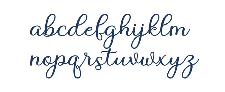 BeachGirlScript Lowercase