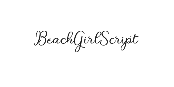 BeachGirlScript Logo