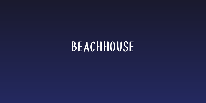 BeachHouse Social Header