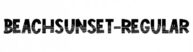 BeachSunset-Regular  Fuentes Gratis Descargar