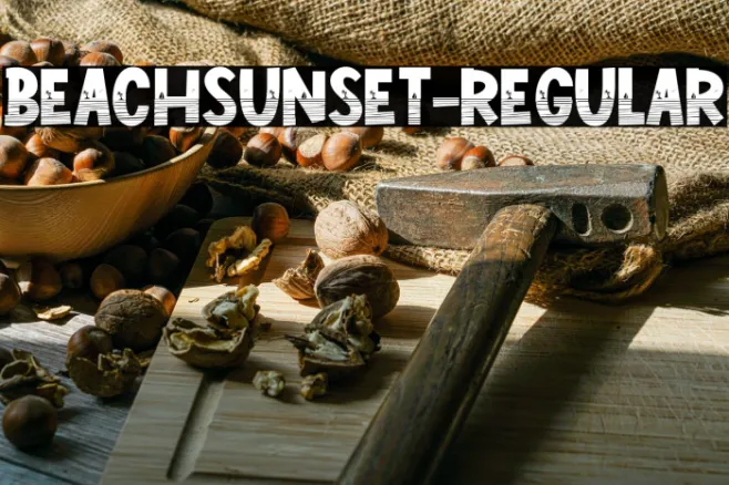 BeachSunset-Regular Example 1