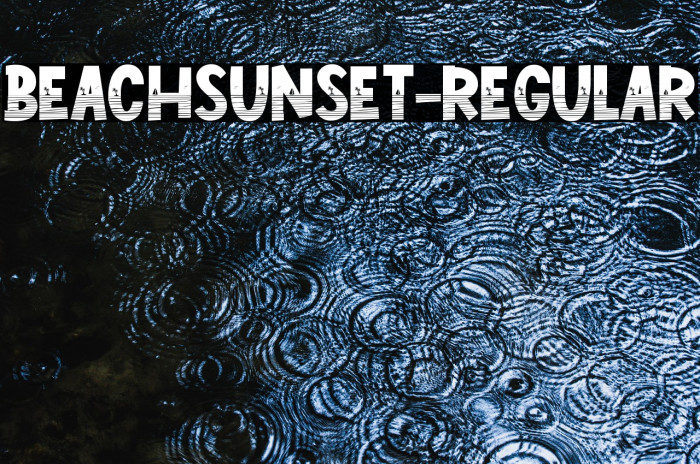 BeachSunset-Regular Example 2