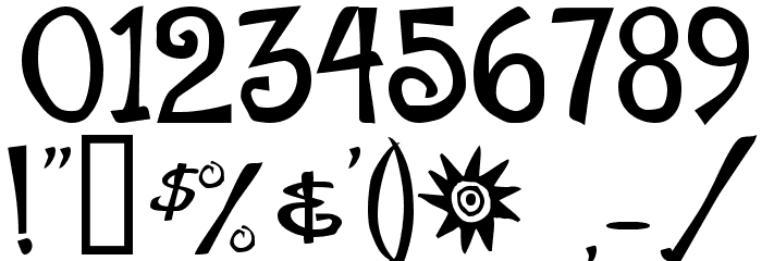 BeachType Medium Font OTHER CHARS