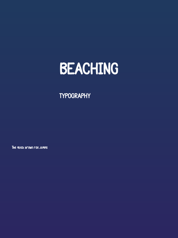 Beaching Poster