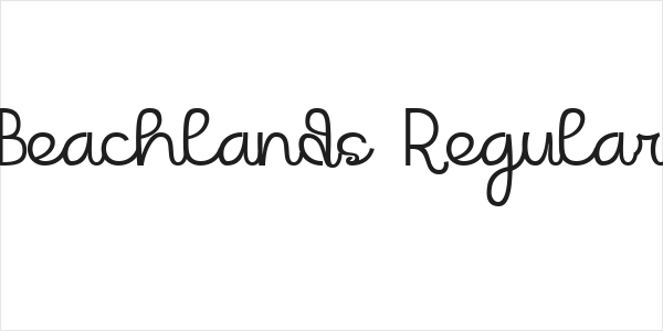 Beachlands Regular Logo