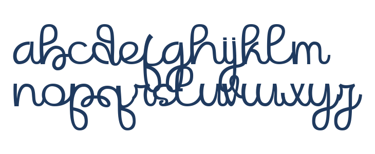 Beachlands Regular Lowercase