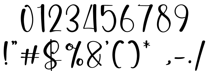 Beachlife Font OTHER CHARS