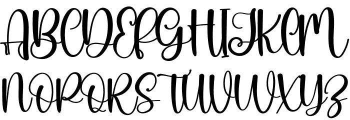 Beachlife Font UPPERCASE