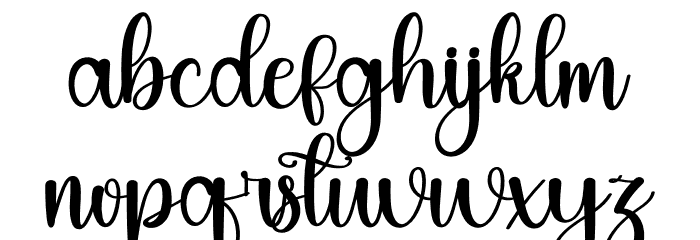Beachlife Font LOWERCASE