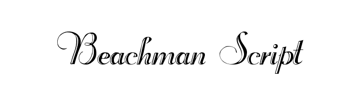 Beachman Script Font