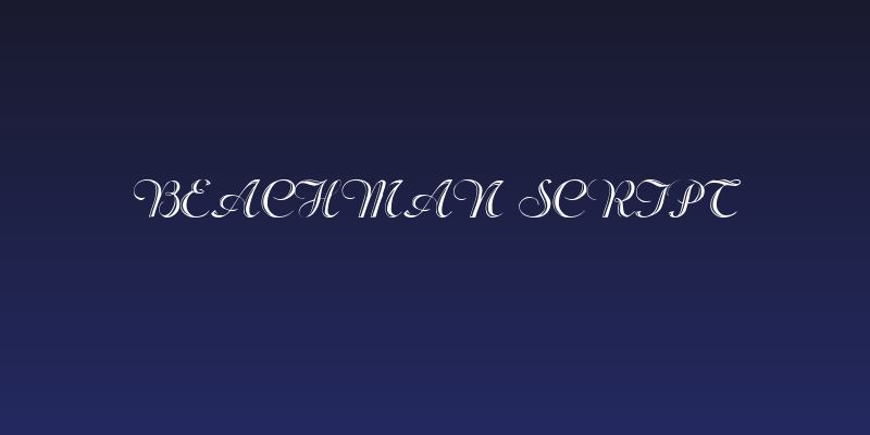 Beachman Script Social Header