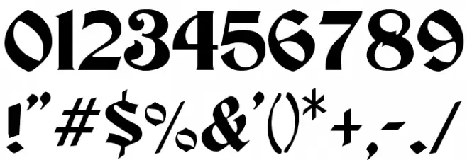 Beacon Font OTHER CHARS